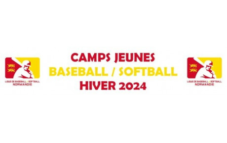 Ouverture des inscriptions aux camps 12U et 15U baseball/softball pour les vacances d'hiver